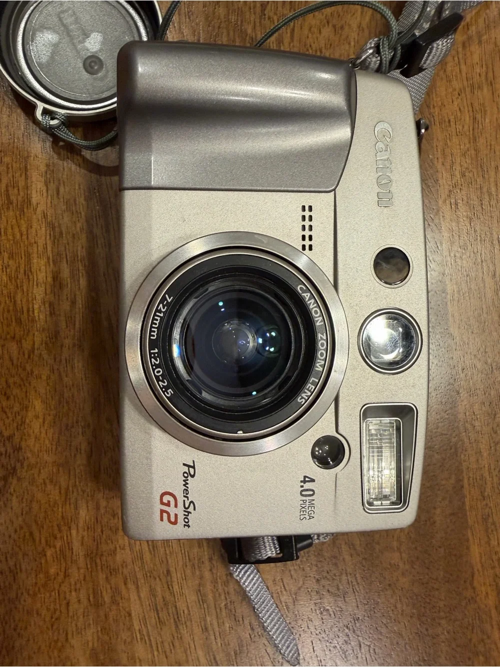 Canon Powershot G2 4MP Digital Camera,+Charger +Batt.+Memo.Card+USB Cable+Remote